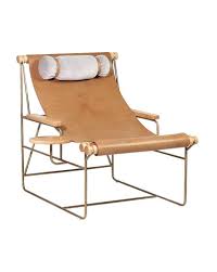 Sheridan Chair Mcgee Co Leather Sling Chair Reclaimed Wood Pieces Chair