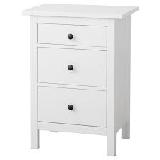 3 drawer nightstand white ikea bookshelf. Hemnes 3 Drawer Chest White Stain 22 7 8x31 1 8 Ikea
