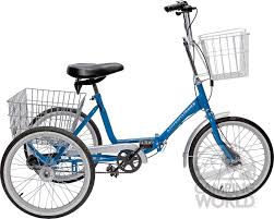 Adventurer Three Speed Folding Trike Intersource Enterprises D09 1015 Folding Bikes Camping World 439 Trike Bike Camping Bicycle Chic