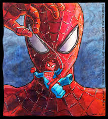 Daily Napkins The Amazing Spider Man With Lego Spider Man Spiderman Incredible Cartoon Art