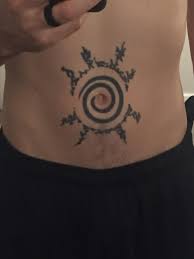 Naruto belly tattoo