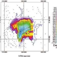 Bathymetry Of Lake Wanapitei The Greatest Depths Of