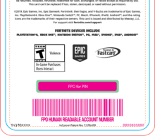 I went to redeem it on epics site and then received the code for the platform. V Bucks Cards Fortnite Wiki Fandom