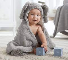 Faux Fur Animal Baby Hooded Towels Pottery Barn Kids