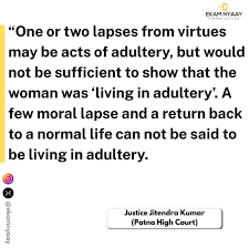 ▫In Avadh Kishore Sah v. State of Bihar and Ors, Patna HC upheld Family Court's order and directed husband to pay ₹3,000 p.m. to his wife, Soni Devi, and ₹2,000 p.m. to