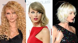 Ravishing blonde red highlights on curly hair. The Beauty Evolution Of Taylor Swift From Curly Haired Cutie To All American Icon Teen Vogue