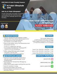 Biaya masuk smp luqman al hakim surabaya. Osis Sma Al Falah Ketintang Surabaya