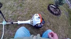 Entry level straight shaft brushcutter. Stihl Fs55 Petrol Strimmer Brushcutter Mowers2go