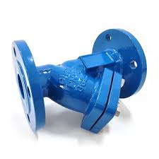 DN50 PN16 Ductile Iron Angle Manual Y Strainer Flanged ...