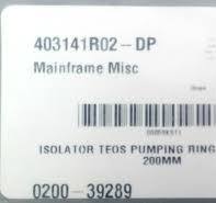 AMAT 0200-39289 ISOLATOR TEOS PUMPING RING, PRODUCER 200MM, NEW