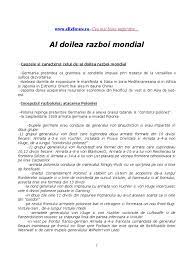 Sunt în general considerate invazia germana a poloniei şi atacul japonez asupra chinei , statelor unite ale americii şi asupra coloniilor regatului unir şi olandei. Al Doilea Razboi Mondial Referat