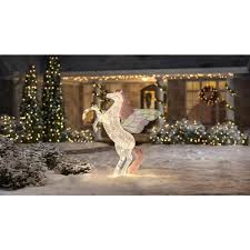 Select the desirable products having home depot christmas day sale deals and add them to cart in order to purchase. Home Accents Holiday 6 Ft Cool White 160 Light Led Unicorn Ty505 1714 1 The Home Depot