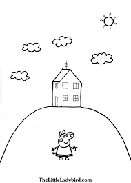 Peppa Pig House Coloring Pages Through The Thousands Of Photographs Online In Relation To Peppa Pig Coloring Pages Family Coloring Pages Peppa Pig Colouring