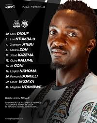 Ligue1 #TPMSaintLuc Voici la compo de cet après-midi Tu ba Uweeeeeee 🖤 🤍  ⚔️