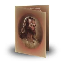 All i could find to say was no, no, as i pulled the card from him. Image Of Jesus Christ Folded Memorial Card Memf 0094