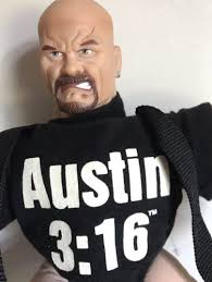 Vintage 1999 WWF/WWE Stone Cold Steve Austin 3:16 Backpack Doll Action  Figure. No Shipping-No trades Pick up in Saybrook-Ashtabula pls check out  my other listings.