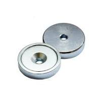Strong Neodymium Rectangular Pot Magnets With Counter Bore, Countersunk  Hole - 8