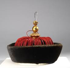 Male Official S Winter Hat Chinese Early 20th Century Qing Dynasty Hats Vintage Traditional Outfits Qing Dynasty