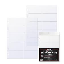 Are you looking for professional business card designs for your company? 10 Pocket Business Card Protective Pages