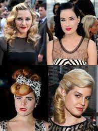 Vintage hairstyle for shoulder length hair: Retro Hairstyles To Recreate