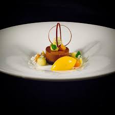 Chocolate Hazelnut Namelaka Mango Lemon Sorbet Passion Fruit Cremeux Coconut Snow Mango Pudding Chefsroll Bachour Bachourchocolate Bachourchocolatebo Fine Dining Desserts Food Plating Chocolate Hazelnut