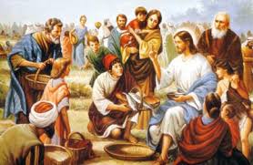 holiday craft ideas: Jesus Feeding 5000 People