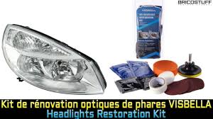 Entretien Auto Test D Un Kit De Renovation D Optiques De Phares Visbella Youtube