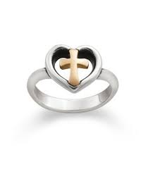 Combo Eternal Love Ring Love Ring Sterling Silver Cross Necklace Silver Engagement Rings