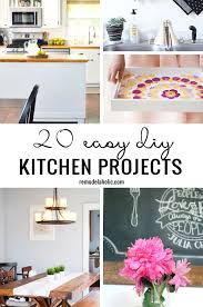 Make the most of your pantry space with a door shelf unit. Remodelaholic 20 Easy Diy Kitchen Projects