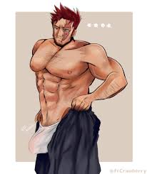Rule 34 - 1boy Bara Bara Tits Big Breasts Big Muscles Big Penis Breasts  Clothing Endeavor (my Hero Academia) Enji Todoroki Erect Nipples Erect  Penis Hairy Arms Hairy Chest Male Focus Male