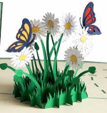 The contrast between a black background and colored tissue paper makes your design pop out. Lin Pop Up Cards Handmade 3d Greeting Cards For Bithdays Weddings Etc Lin Pop Up 3d Greeting Cards