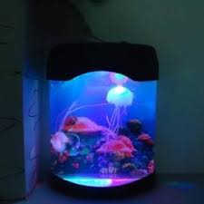 Aquarium Simulation Jellyfish Background Lamp Night Light Home Decor From Home And Garden On Banggood Com Night Light Light Decorations Aquarium