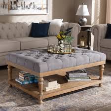 Fuses classic and contemporary design elements. One Allium Way Orben 42 1 Tufted Rectangle Cocktail With Storage Ottoman Reviews Wayfair