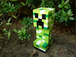 lego creeper por meufer minecraft party minecraft creations lego minecraft