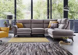 Contempo Fabric 3 Seater Chaise End Power Recliner Sofa Furniture Village Recliner Corner Sofa Corner Sofa Living Room Reclining Sofa