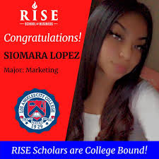 Our RISE graduate, Siomara Lopez, is