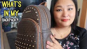 Michael kors abbey md backpack best sale