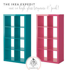 New Ikea Expedit In Pink And Turquoise Pink Playroom Ikea Expedit Pink Shelves