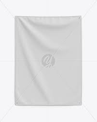 The most popular collection of free flag mockup psd templates for your project. Wall Mounted Banner Mockup Front View In Outdoor Advertising Mockups On Yellow Images Object Mockups
