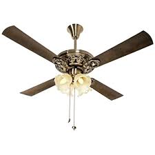 Havells stealth has a very unique feature: Buy Crompton Nebula Ceiling Fan With Decorative Lights 1200 Mm Antique Brass Online At Low Prices In India Amazon In