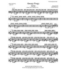 Toto Georgy Porgy Drum Score Drum Sheet Drum Note Drum