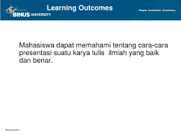 Pada bab i, penulis mengemukakan latar belakang masalah, …dst. Pertemuan 10 Presentasi Karya Tulis Ilmiah Ppt Download