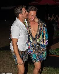 Our hearts are now full! Actor Hugh Sheridan Beams As He Packs On The Pda With His Hunky New Fiance Kurt Roberts Duk News