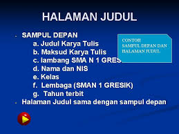 Misalnya, anda harus memisahkan halaman judul / sampul, daftar isi yang menggunakan nomor halaman angka romawi kecil, dan memisahkan halaman yang berisi konten dan judul bab, serta daftar pustaka. Judul Halaman Pengesahan Guru Pembimbing Halaman Motto Kata