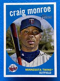 2008 Topps Heritage Craig Monroe #309