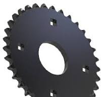 H119709 Feeder House Drive Chain Sprocket 34 Teeth For John ...