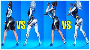 Fortnite chapter 2 season 4 has been released alongside a new battle pass. Fortnite Dance Battle Jennifer Walters Vs Storm Silver Foil Outfits Youtube