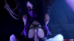Sexy big tits video game babes giving titjob to players