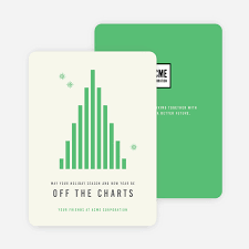 Send your business' best wishes with business holiday cards to contacts, customers, and partners this christmas season. Off The Charts Corporate Holiday Cards Paper Culture