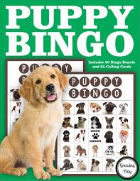 Puppy Bingo Printable Game Classroom Or Party Set Growing Play Bingo Bingo Printable Super Cute Puppies
